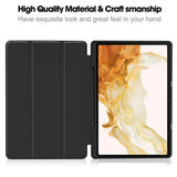 Husa pentru Samsung Galaxy Tab S7 FE, Techsuit, Flex Trifold, Neagra