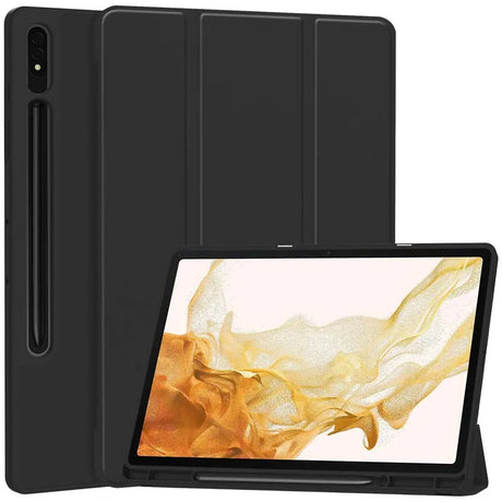 Husa pentru Samsung Galaxy Tab S8+ / Tab S7+, Techsuit, Flex Trifold