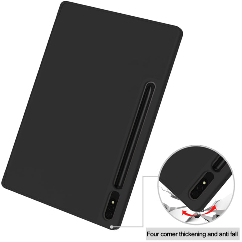 Husa pentru Samsung Galaxy Tab S8 Ultra, Techsuit, Flex Trifold, Gri