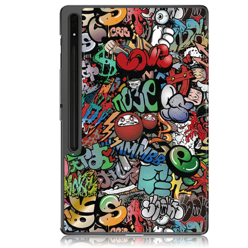 Husa pentru Samsung Galaxy Tab S8 Ultra, Techsuit, FoldPro Urban Vibe, Multicolor