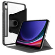 Husa pentru Samsung Galaxy Tab S9 FE / Tab S9 / Tab S10 FE, Techsuit, Crystal Vision, Neagra