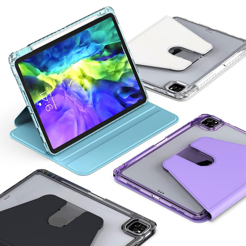 Husa pentru Samsung Galaxy Tab S9 FE / Tab S9 / Tab S10 FE, Techsuit, Crystal Vision, Neagra