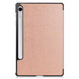 Husa pentru Samsung Galaxy Tab S9 FE / Tab S9 / Tab S10 FE, Techsuit, FoldPro, Roz