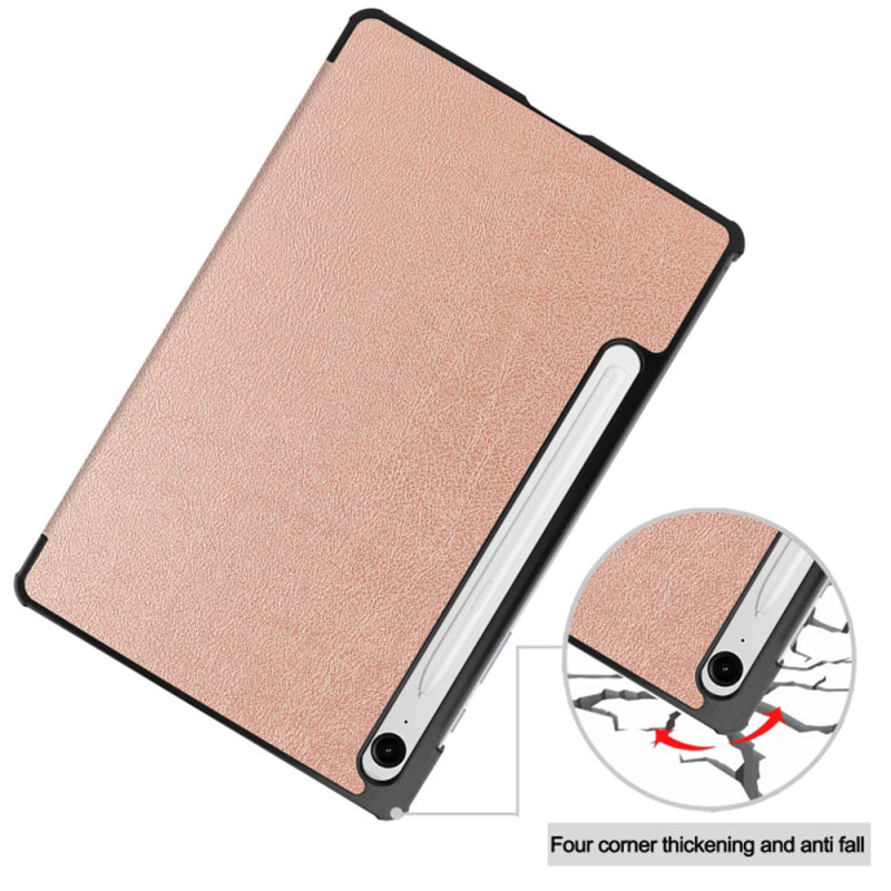 Husa pentru Samsung Galaxy Tab S9 FE / Tab S9 / Tab S10 FE, Techsuit, FoldPro, Roz