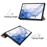 Husa pentru Samsung Galaxy Tab S9 FE / Tab S9 / Tab S10 FE, Techsuit, FoldPro, Roz