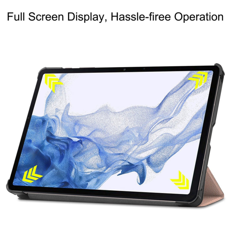 Husa pentru Samsung Galaxy Tab S9 FE / Tab S9 / Tab S10 FE, Techsuit, FoldPro, Roz