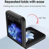 Husa pentru Samsung Galaxy Z Flip5 F731, Techsuit, CamGuard Pro, Albastra