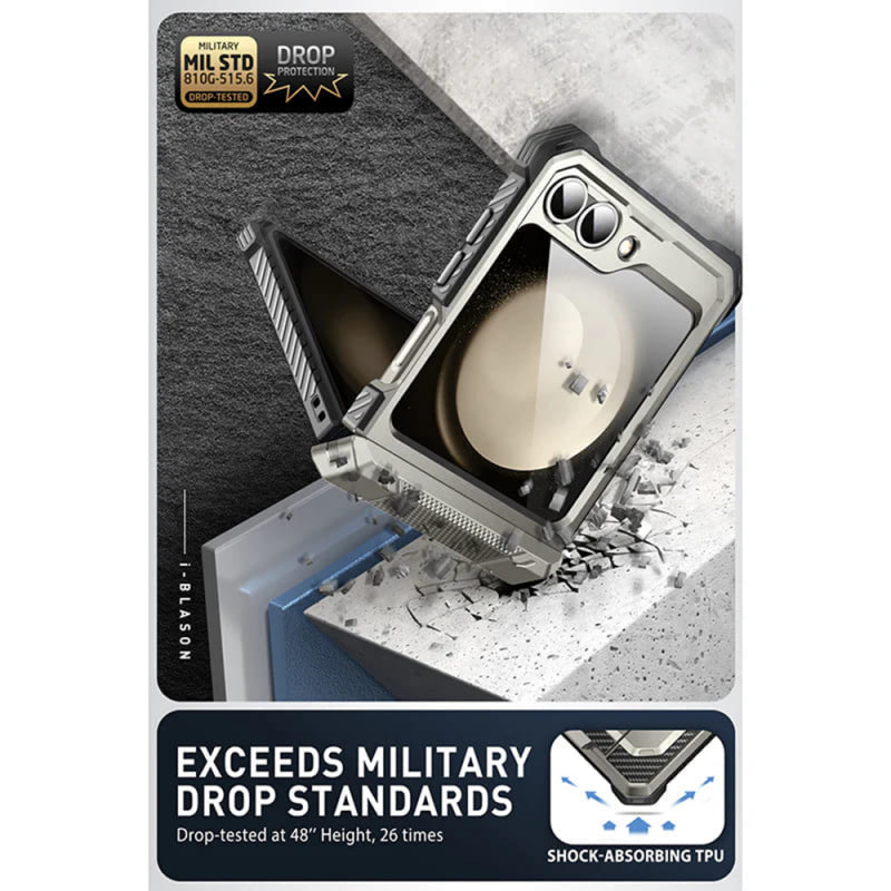 Husa pentru Samsung Galaxy Z Flip7 FE F761 / Z Flip6 F741, i-Blason, ArmorBox