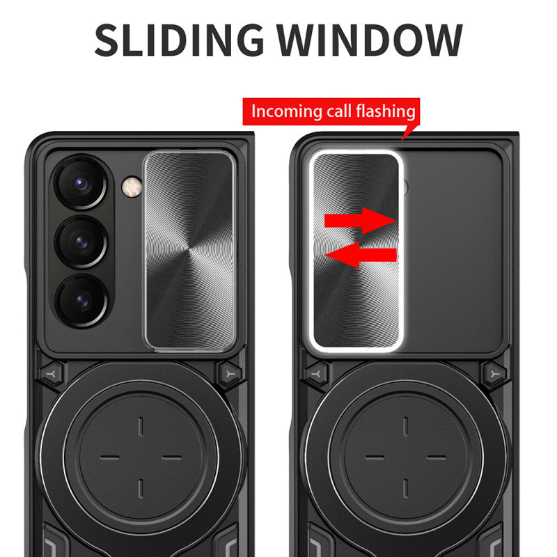 Husa pentru Samsung Galaxy Z Fold6 F956, Techsuit, CamGuard Pro, Roz Aurie