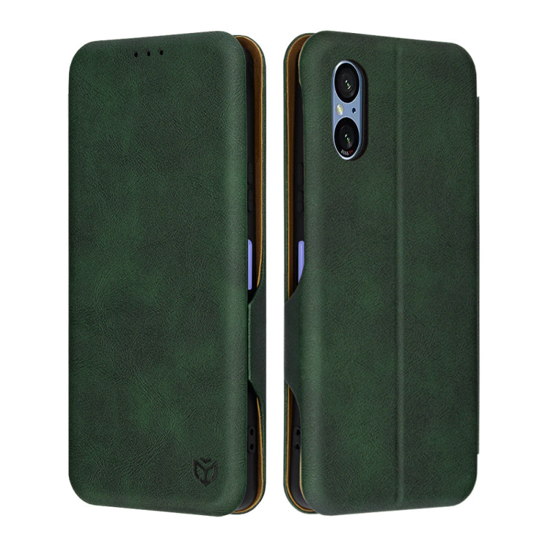 Husa pentru Sony Xperia 5 VI, Techsuit, Safe Wallet Plus, Verde