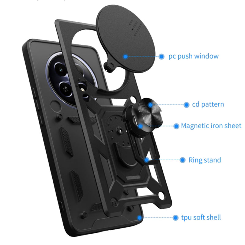 Husa pentru Xiaomi 14 Ultra, Techsuit, CamShield, Albastra