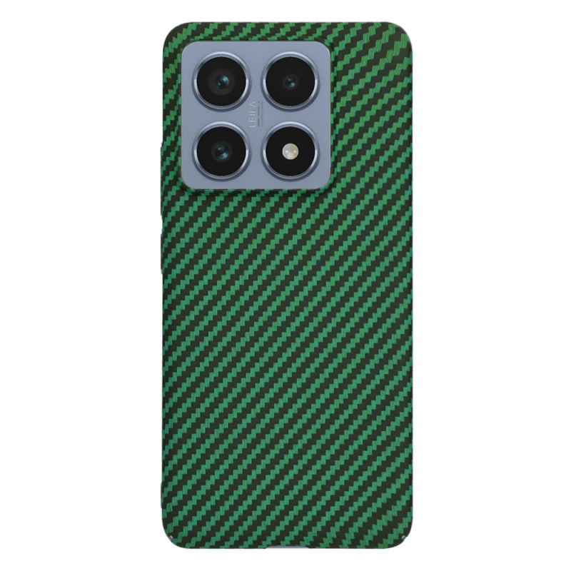 Husa pentru Xiaomi 14T Pro, Techsuit, Carbonite FiberShell, Verde