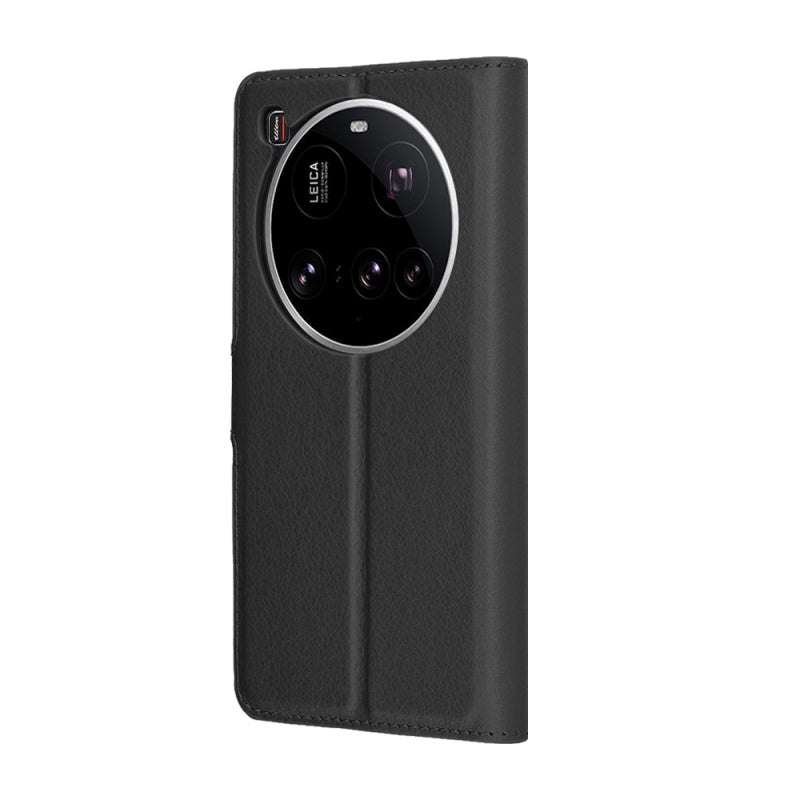 Husa pentru Xiaomi 15 Ultra, Techsuit, Leather Folio, Neagra