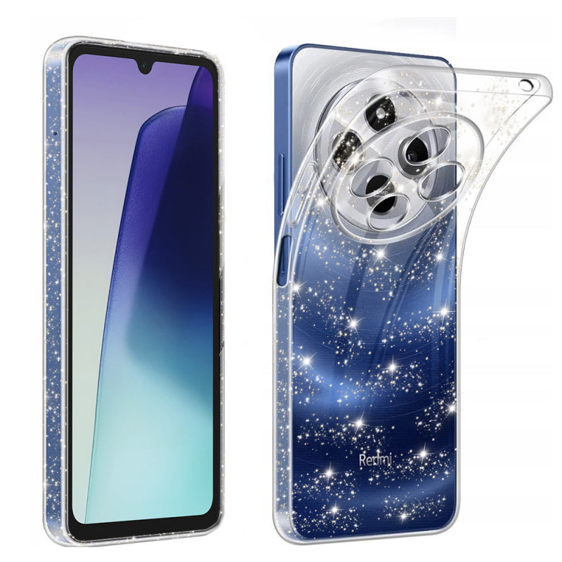 Husa pentru Xiaomi Poco C75 / Redmi 14C, Techsuit, SparkleSki