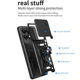 Husa pentru Xiaomi Poco F6 Pro, Techsuit, CamShield, Albastra