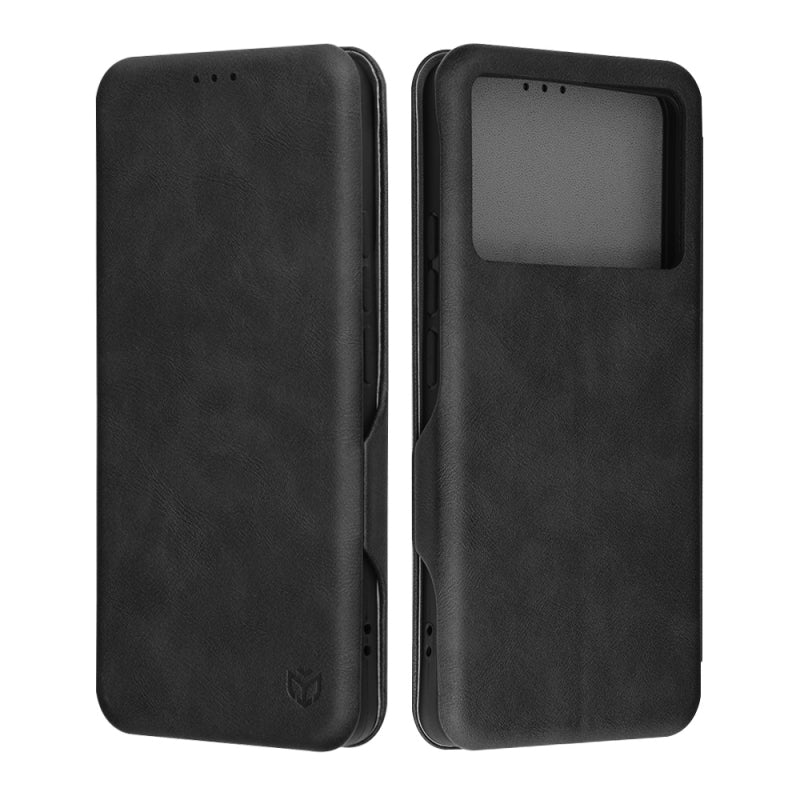 Husa pentru Xiaomi Poco F6 Pro, Techsuit, Safe Wallet Plus, Neagra