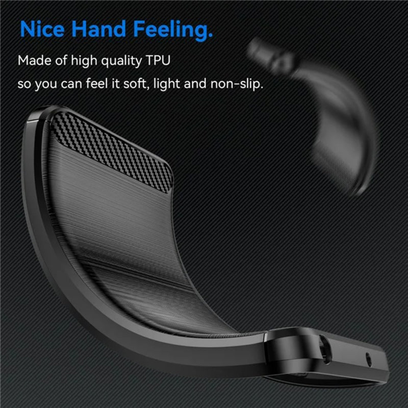Husa pentru Xiaomi Poco F7 Pro, Techsuit, Carbon, Neagra
