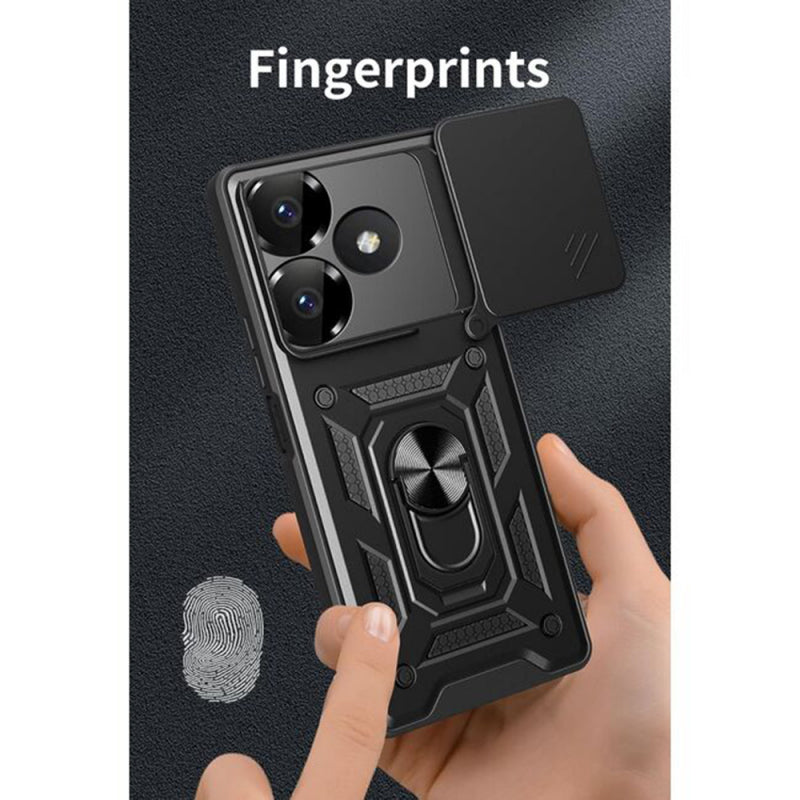 Husa pentru Xiaomi Poco M6 4G / Redmi 13, Techsuit, CamShield, Neagra