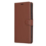 Husa pentru Xiaomi Poco X6 Pro, Techsuit, Leather Folio, Maro