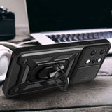 Husa pentru Xiaomi Redmi 12 5G / 12, Techsuit, CamShield, Neagra