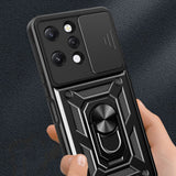 Husa pentru Xiaomi Redmi 12 5G / 12, Techsuit, CamShield, Neagra