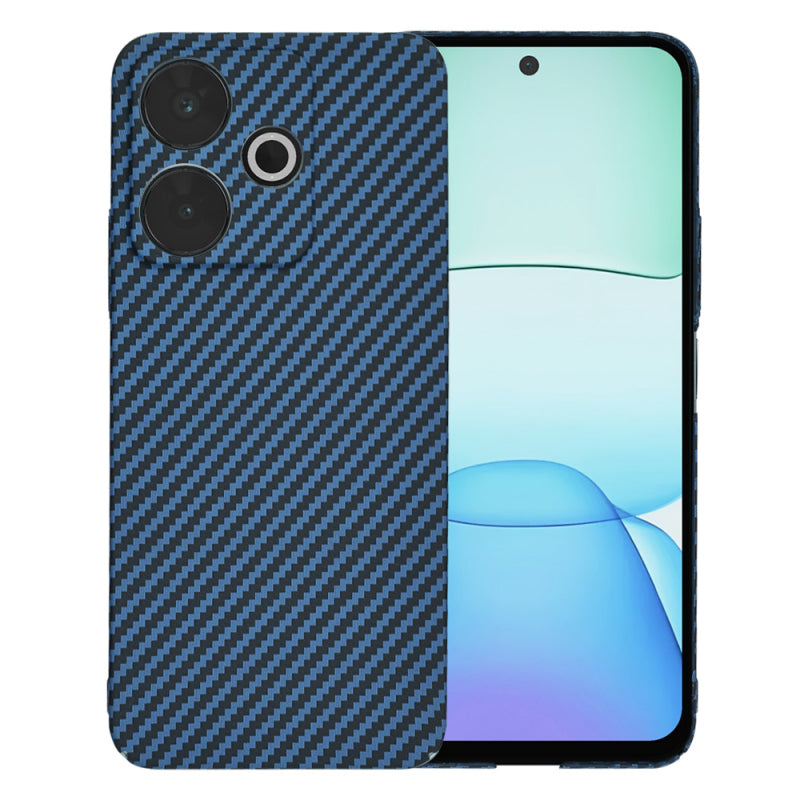 Husa pentru Xiaomi Redmi 13 / Poco M6, Techsuit, Carbonite FiberShell, Turcoaz
