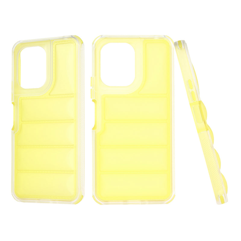 Husa pentru Xiaomi Redmi 13C 5G / 13C / Poco C65, Techsuit, Wave Shield, Galbena