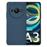 Husa pentru Xiaomi Redmi A3x / A3, Techsuit, Carbonite FiberShell, Turcoaz