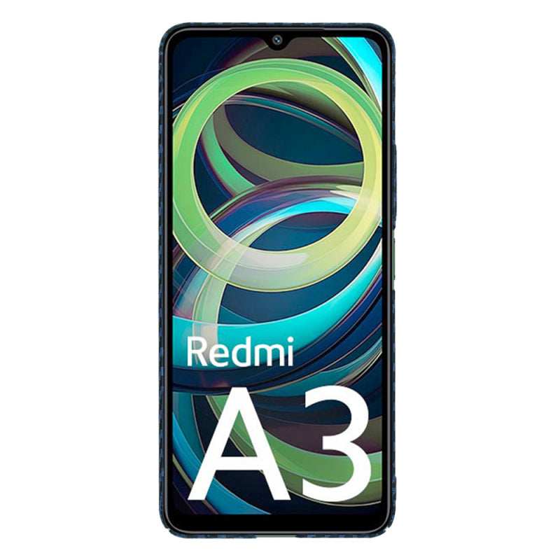 Husa pentru Xiaomi Redmi A3x / A3, Techsuit, Carbonite FiberShell, Turcoaz