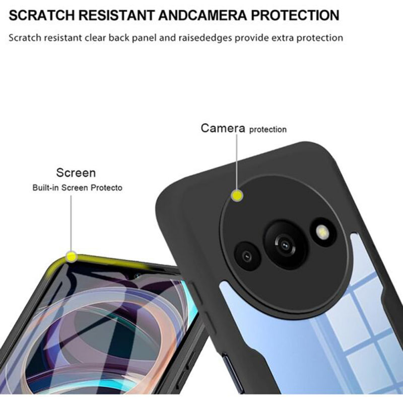 Husa pentru Xiaomi Redmi A3x / A3, Techsuit, ColorVerse 360, Neagra