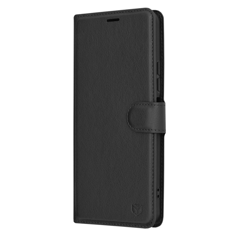 Husa pentru Xiaomi Redmi A3x / A3, Techsuit, Leather Folio, Neagra
