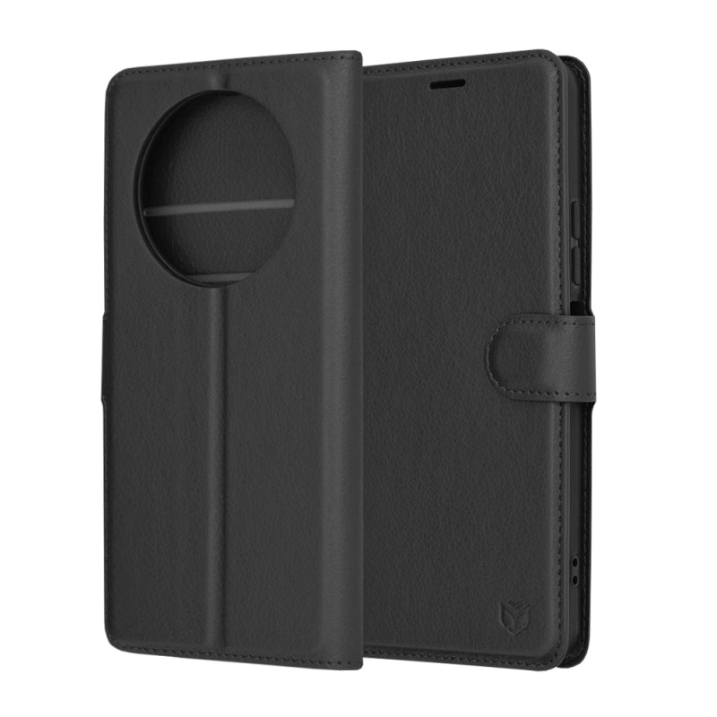 Husa pentru Xiaomi Redmi A3x / A3, Techsuit, Leather Folio, Neagra