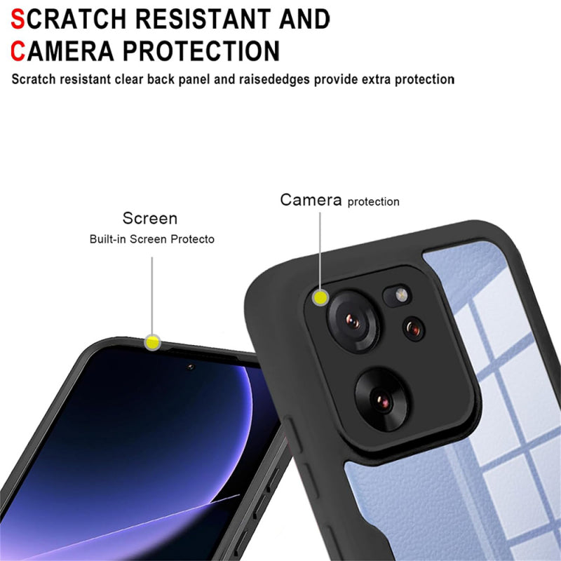 Husa pentru Xiaomi Redmi Note 12 4G, Techsuit, ColorVerse 360, Neagra