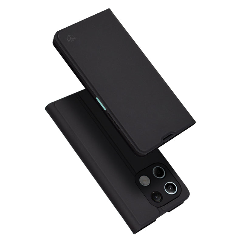 Husa pentru Xiaomi Redmi Note 13 5G, Techsuit, Magskin Book, Neagra