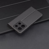 Husa pentru Xiaomi Redmi Note 13 5G, Techsuit, Magskin Book, Neagra