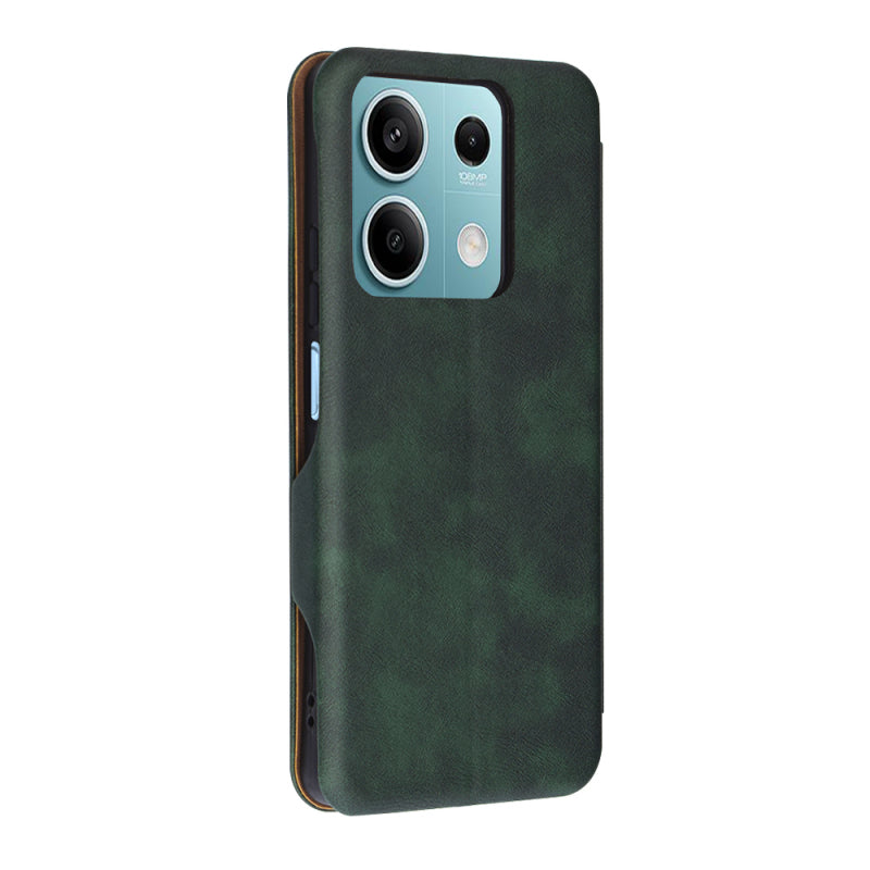 Husa pentru Xiaomi Redmi Note 13 5G, Techsuit, Safe Wallet Plus, Verde