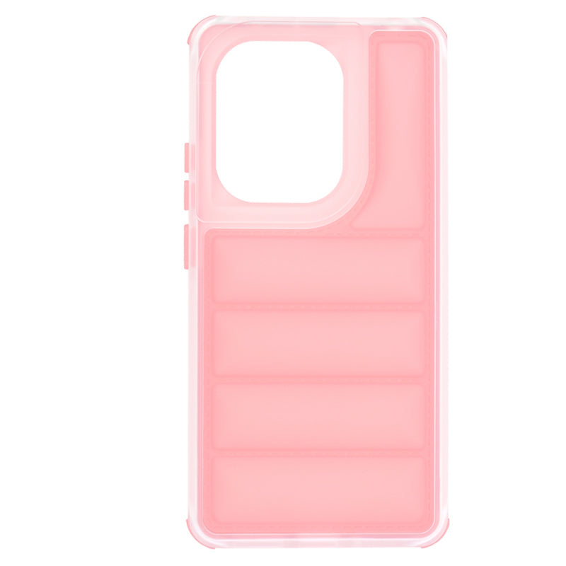 Husa pentru Xiaomi Redmi Note 13 Pro 4G / Poco M6 Pro 4G, Techsuit, Wave Shield, Roz