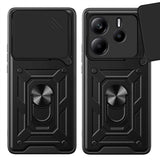 Husa pentru Xiaomi Redmi Note 14 4G (Standard), Techsuit, CamShield, Verde