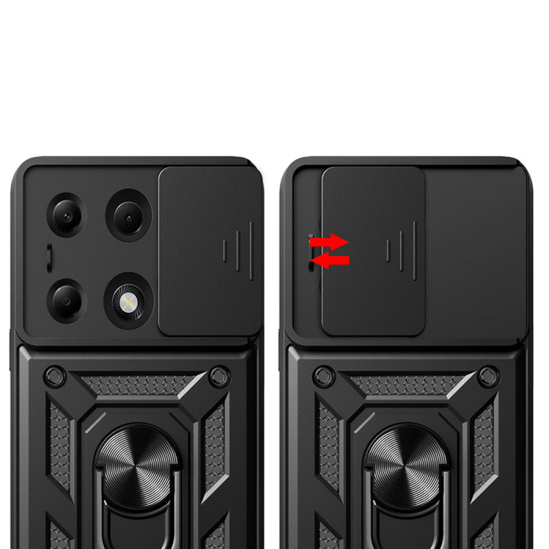 Husa pentru Xiaomi Redmi Note 14S / Note 13 Pro 4G / Poco M6 Pro 4G, Techsuit, CamShield, Albastra