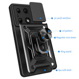 Husa pentru Xiaomi Redmi Note 14S / Note 13 Pro 4G / Poco M6 Pro 4G, Techsuit, CamShield, Albastra