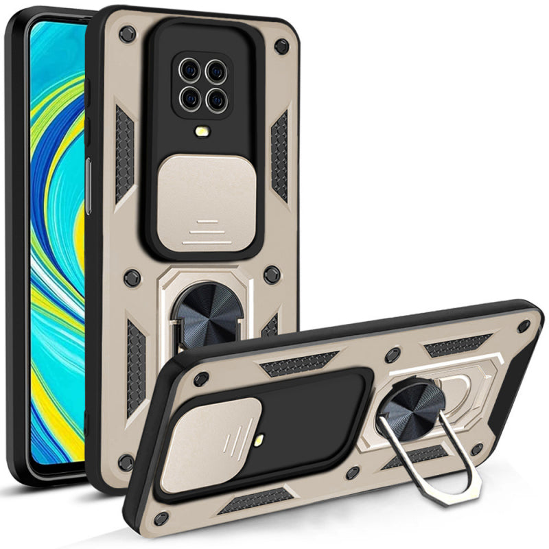 Husa pentru Xiaomi Redmi Note 9S / Note 9 Pro / Note 9 Pro Max, Techsuit, CamShield
