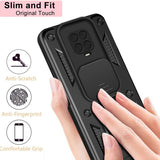 Husa pentru Xiaomi Redmi Note 9S / Note 9 Pro / Note 9 Pro Max, Techsuit, CamShield, Neagra