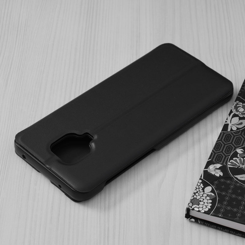 Husa pentru Xiaomi Redmi Note 9S / Note 9 Pro / Note 9 Pro Max, Techsuit, eFold, Neagra