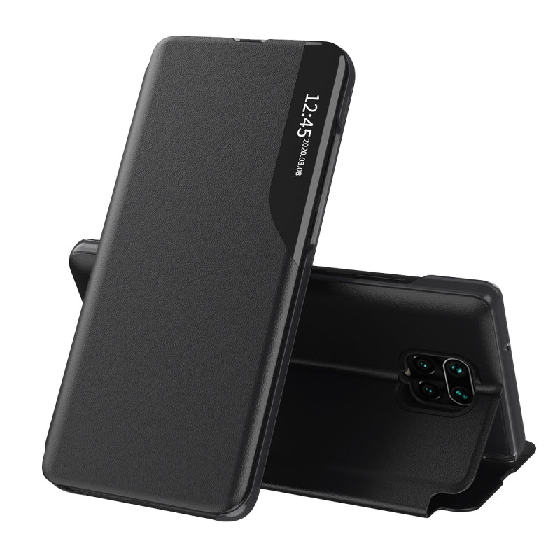Husa pentru Xiaomi Redmi Note 9S / Note 9 Pro / Note 9 Pro Max, Techsuit, eFold, Neagra
