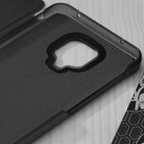 Husa pentru Xiaomi Redmi Note 9S / Note 9 Pro / Note 9 Pro Max, Techsuit, eFold, Neagra