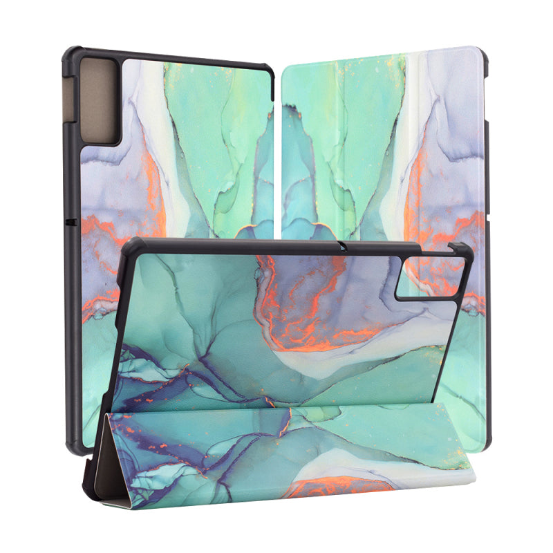 Husa pentru Xiaomi Redmi Pad SE, Techsuit, FoldPro Green Time, Multicolor