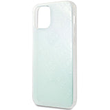 Husa pentru Apple iPhone 12 mini, Guess, 3D Raised Iridescent, Transparenta GUHCP12S3D4GIRBL