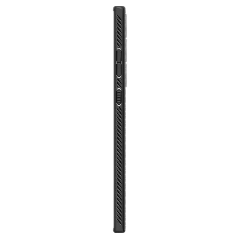 Husa pentru Samsung Galaxy S23 Ultra S918, Spigen, Liquid Air, Neagra ACS05614