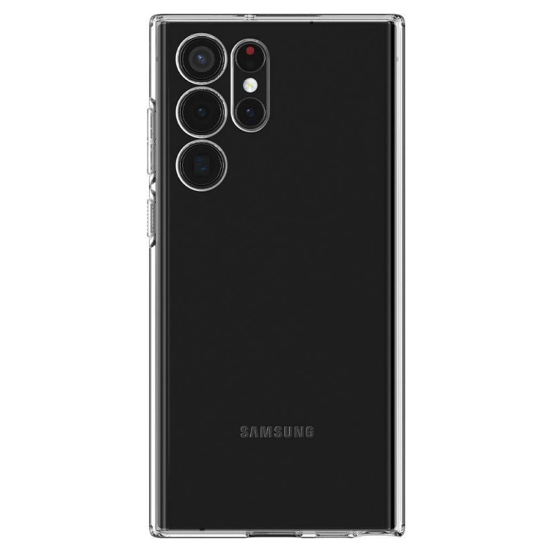 Husa pentru Samsung Galaxy S22 Ultra 5G S908, Spigen, Liquid Crystal, Transparenta ACS03912