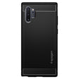 Husa pentru Samsung Galaxy Note 10+ 5G N976 / Note 10+ N975, Spigen, Rugged Armor, Neagra 627CS27331